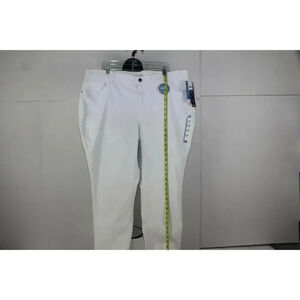 ladies Lee Dungarees white jeans size 22W